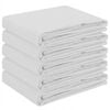 vidaXL Table Cloth 5 pcs Rectangular White 140 x 160 cm Polyester