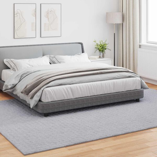 vidaXL Area Rugs Rectangular HUARTE Grey 280 x 200 cm Polyester