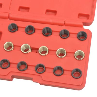 vidaXL 16 Piece Spark Plug Thread Repair Tool Kit M14x1.25