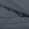 vidaXL Duvet Cover Set Anthracite 140x200 cm Cotton