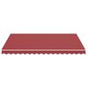 vidaXL Replacement Fabric for Awning Burgundy Red 4x3 m