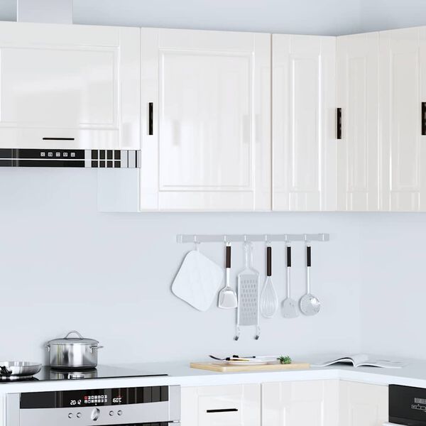 vidaXL Kitchen Wall Cabinet&nbsp;Porto High Gloss White Engineered Wood