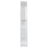 vidaXL Book Cabinet Room Divider High Gloss White 60x24x155 cm