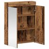 vidaXL Bathroom Mirror Cabinet TULUM Old Wood 60 x 16.5 x 78 cm