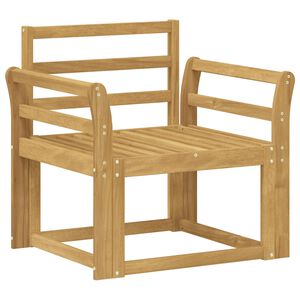 vidaXL Outdoor Sofa Set Solid Acacia Wood White