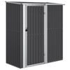 vidaXL Garden Shed Anthracite 180.5x97x209.5 cm Galvanised Steel