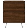 vidaXL Bedside Cabinets 2 pcs Brown Oak 40x35x50 cm Engineered Wood