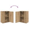 vidaXL TV Cabinet Set Wall-mounted 4 pcs Artisan Oak Engineered wood