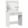 vidaXL Dressing Table White 78.5 x 41 x 135 cm Engineered wood