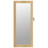vidaXL Mirror Jewellery Cabinet with LED Lights Wall Mounted