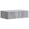 vidaXL Wall-Mounted Side Table Grey Sonoma 59 x 34.5 x 17 cm