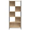 vidaXL Bookcase Sonoma Oak 72x28x172 cm Engineered Wood