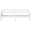 vidaXL Day Bed without Mattress White 80x200 cm Solid Wood Pine