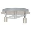 vidaXL Ceiling Spotlight Nickel 29 x 29 x 11 cm Steel and Glass
