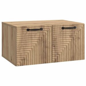 vidaXL Wall-Mounted TV Cabinet 59.5 x 41 x 30 cm Artisan Oak