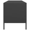 vidaXL TV Cabinet Black 135x39x43.5 cm Cold-rolled Steel