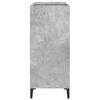 vidaXL Record Cabinet Concrete Grey 84.5x38x89 cm Engineered Wood