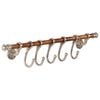vidaXL Coat Rack Wall Mounted 75x15 cm&nbsp;Aluminium