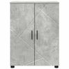 vidaXL Bathroom Cabinet with Storage Concrete Grey 60 x 35 x 80 cm