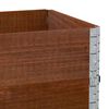 vidaXL Pallet Collars 3 pcs Brown 100x50 cm Solid Wood Pine