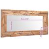 vidaXL Decorative Mirror Teak 120x60 cm Rectangular