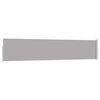 vidaXL Patio Retractable Side Awning 100x500 cm Grey