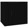 vidaXL Bedside Cabinets 2 pcs Black 50x39x47 cm