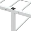vidaXL Bed Frame without Mattress White 120x200 cm Metal