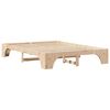 vidaXL Bed Frame Natural 160 x 200 cm Solid Pine Wood