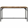 vidaXL Dining Table 140x70x75 cm Solid Wood Rough Mango