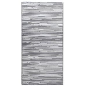 vidaXL Outdoor Carpet | Grey | Polypropylene | 190 x 290 cm | Durable