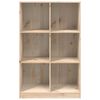 vidaXL Bookcase 70x33x110 cm Solid Wood Pine