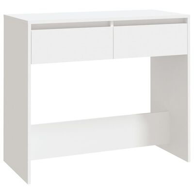 vidaXL Console Table White 89x41x76.5 cm Steel