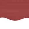 vidaXL Replacement Fabric for Awning Burgundy Red 4x3 m