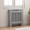 vidaXL Radiator Cover Grey Sonoma 78 x 19 x 81.5 cm Engineered Wood