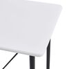 vidaXL Bar Table White 120x60x110 cm MDF