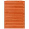 vidaXL Garden Planter Wax Brown 50x50x68.5 cm Solid Wood Pine