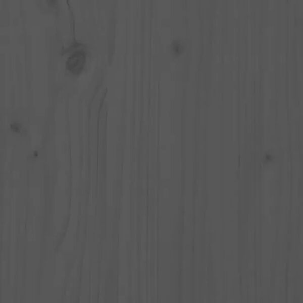 vidaXL Headboard Grey 96x4x100 cm Solid Wood Pine