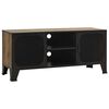vidaXL TV Cabinet | Rustic brown | MDF, Metal | Large | Rustic Brown TV Cabinet