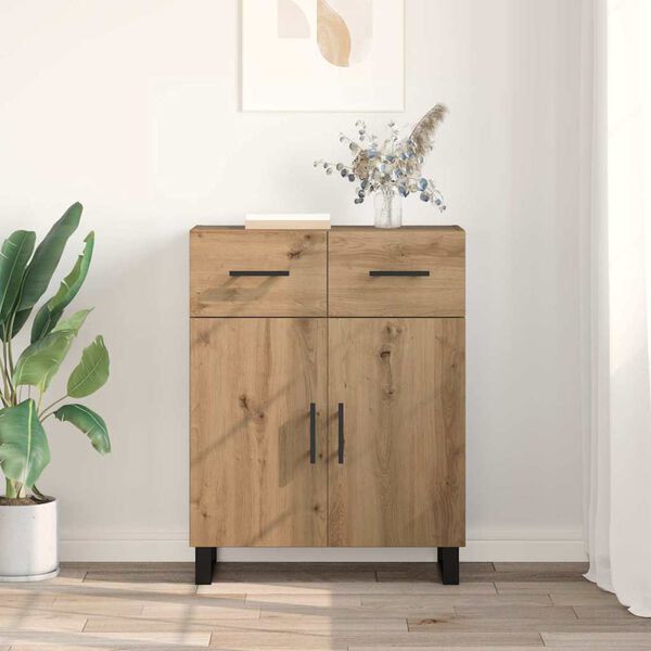 vidaXL Sideboard Artisan Oak 69.5 x 34 x 90 cm Engineered Wood