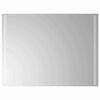 vidaXL LED Bathroom Mirror Transparent 80 x 60 cm Tempered Glass
