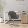 vidaXL Swivel Office Chair Light Grey Fabric
