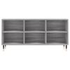 vidaXL TV Cabinet Grey Sonoma 103.5x30x50 cm Engineered Wood