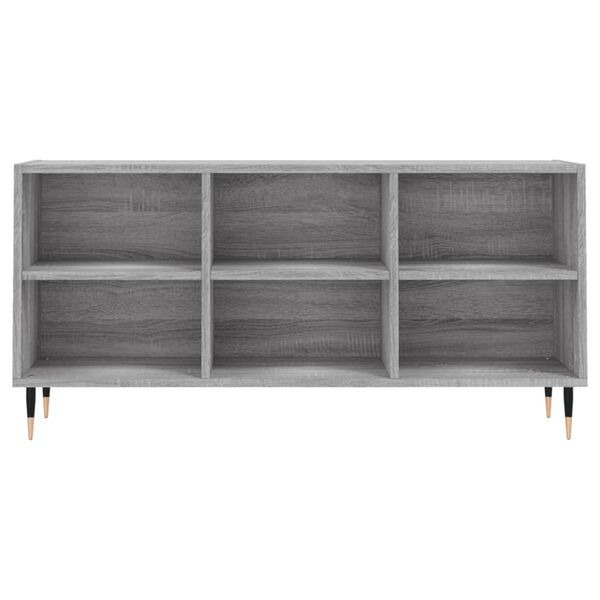 vidaXL TV Cabinet Grey Sonoma 103.5x30x50 cm Engineered Wood