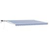 vidaXL Blue and White 4 x 3.5 m Polyester with PU coating