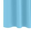 vidaXL Blackout Curtains with Rings 2 pcs Light Blue 260 x 140 cm