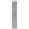 vidaXL Fireplace Surround Concrete Grey 100x20x100 cm Engineered Wood
