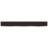vidaXL Wall Shelf Dark Brown 100x10x2 cm Treated Solid Wood Oak
