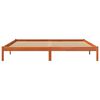 vidaXL Bed Frame without Mattress Wax Brown 180x200 cm Super King Solid Wood Pine
