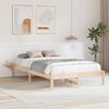 vidaXL Bed Frame Natural 120 x 200 cm Solid Pine Wood